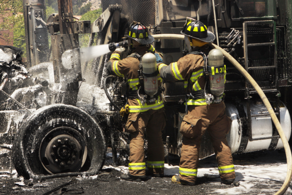 Commercial Truck Fire Safety